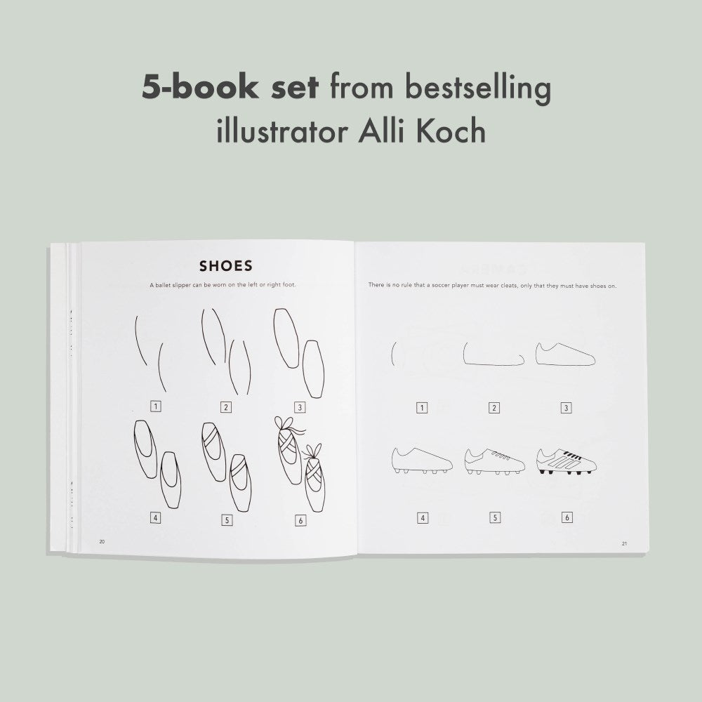So Many Things: A Box Set of 5 How-to-Draw Books for Kids (Travel Activities Series)