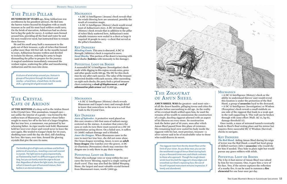 The Game Master's Book of Legendary Locations: 150+ mythic sites, fables ruins, cursed temples and forgotten lairs, plus dozens of random tables, ... RPG adventures (The Game Master Series)