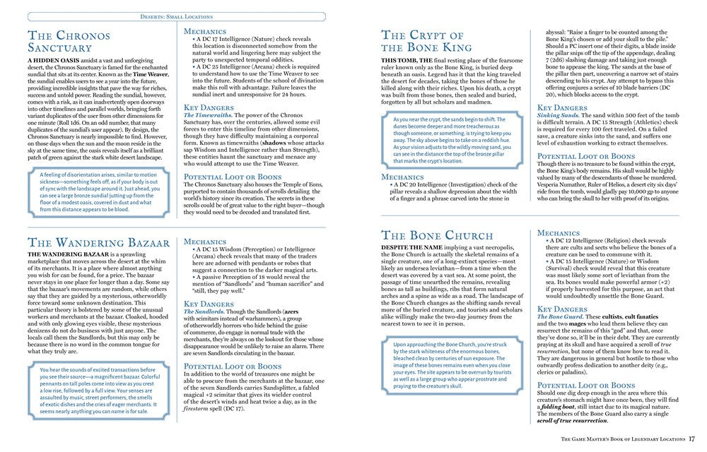 The Game Master's Book of Legendary Locations: 150+ mythic sites, fables ruins, cursed temples and forgotten lairs, plus dozens of random tables, ... RPG adventures (The Game Master Series)