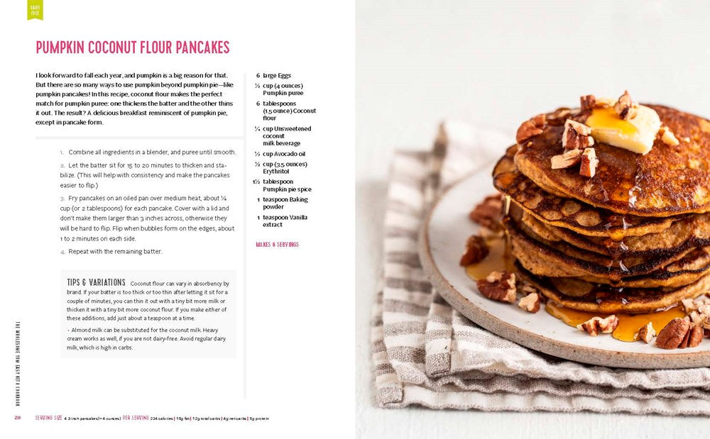 The Wholesome Yum Easy Keto Cookbook: 100 Simple Low Carb Recipes. 10 Ingredients or Less