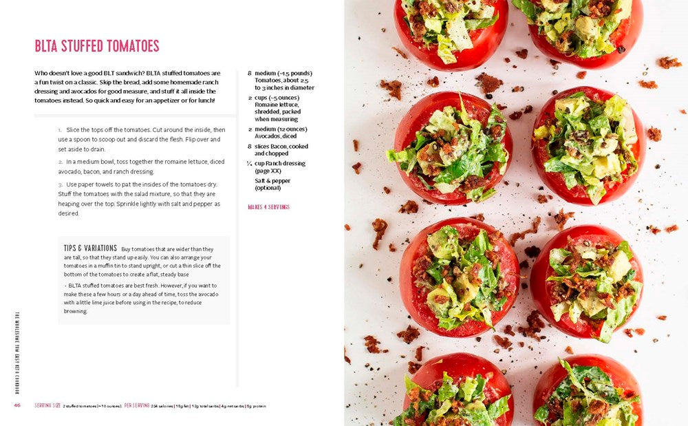 The Wholesome Yum Easy Keto Cookbook: 100 Simple Low Carb Recipes. 10 Ingredients or Less