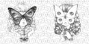 Pop Manga Cute and Creepy Coloring Book