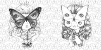 Pop Manga Cute and Creepy Coloring Book