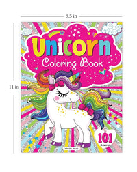 101 Unicorn Colouring Book: Fun Activity Colouring Book For Children