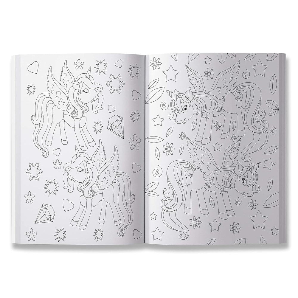 101 Unicorn Colouring Book: Fun Activity Colouring Book For Children