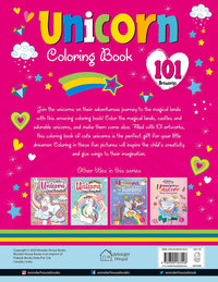 101 Unicorn Colouring Book: Fun Activity Colouring Book For Children