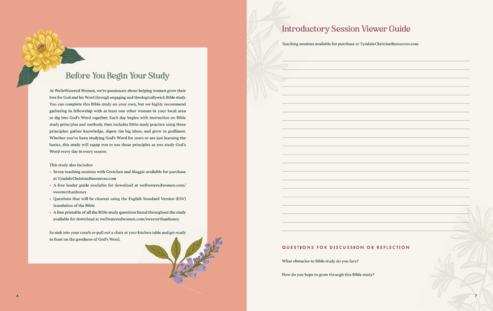 Sweeter than Honey: A Bible Study on Enjoying God in His Word