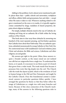 100 Tough Questions for Catholics: Common Obstacles to Faith Today