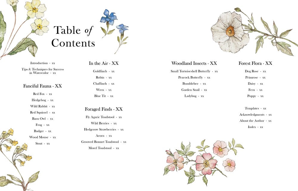 Watercolor in the Woods: Paint a Whimsical World of Forest Animals, Botanicals, Toadstools and More
