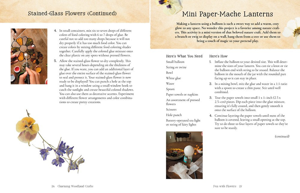 Charming Woodland Crafts: 50 Fun and Easy Projects Made from Natural and Recycled Materials