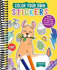 Color Your Own Stickers: 500 Stickers to Design, Color, and Customize (Pipsticks+Workman)