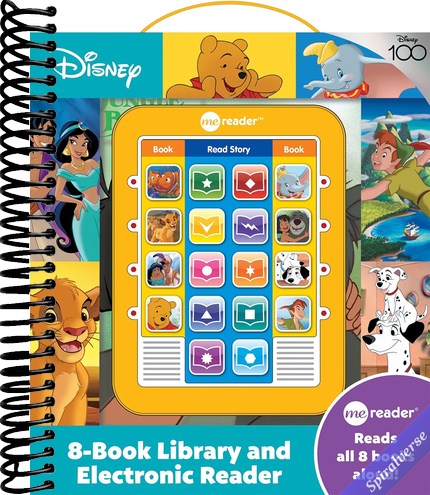 Disney Classic - Lion King, Finding Nemo, Aladdin and more! - Me Reader Electronic Reader and 8 Sound Book Library - PI Kids