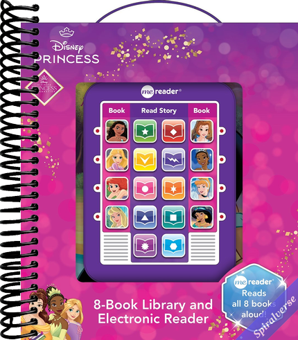 Disney Princess Moana, Cinderella, Rapunzel, and More! - Me Reader and 8-Book Library - PI Kids
