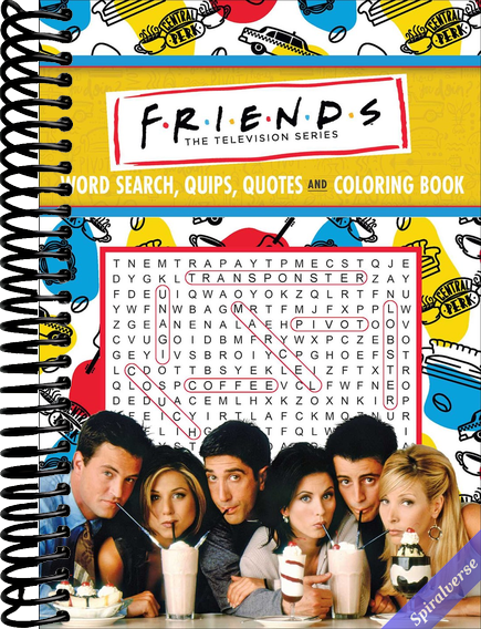 Friends Word Search, Quips, Quotes, and Coloring Book (Coloring Book & Word Search)