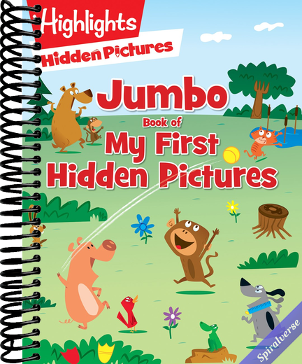Jumbo Book of My First Hidden Pictures: 115+ Hidden Pictures Puzzles in Highlights Activity Book, Seek and Find Puzzles for Kids 3+ (Highlights Jumbo Books & Pads)