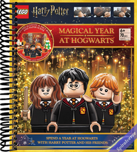 LEGO(r) Harry Potter(tm) Magical Year at Hogwarts: Christmas Activity Book with Fun Facts, Play Scene, Basic Brick Kit, and 3 LEGO(R) Minifigures to Inspire Imagination and Creativity!