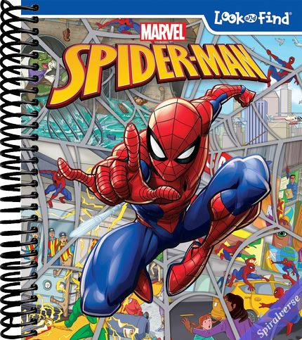 Marvel Spider-Man Look and Find Activity Book - PI Kids