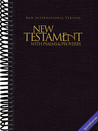 NIV, New Testament with Psalms and Proverbs, Pocket-Sized, Paperback, Black