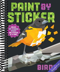 Paint by Sticker: Birds: Create 12 Stunning Images One Sticker at a Time!