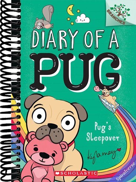 Pug's Sleepover: A Branches Book (Diary of a Pug #6)