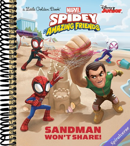 Sandman Won't Share! (Marvel Spidey and His Amazing Friends) (Little Golden Book)