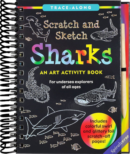 Scratch & Sketch Sharks (Trace Along)