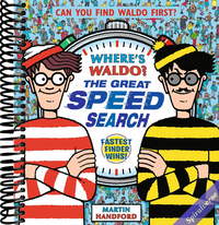Where's Waldo?: The Great Speed Search: (A Hidden Object Activity Book that Lays Flat for Head-to-Head Competition with Friends & Family - a Perfect Gift for All Ages)