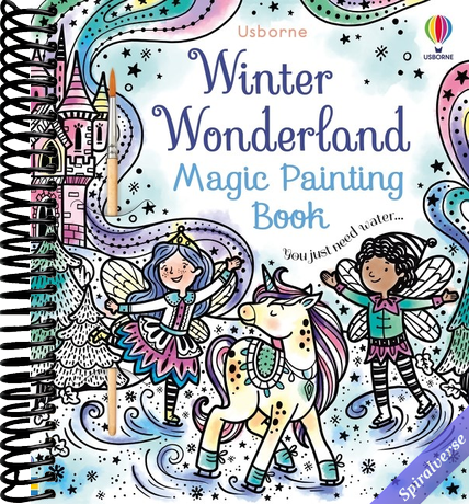Winter Wonderland Magic Painting Book: An Interactive No-Mess Festive Magic Painting Activity Book for Kids, with Holiday Whimsy, Ice Skating, and Snow Castles